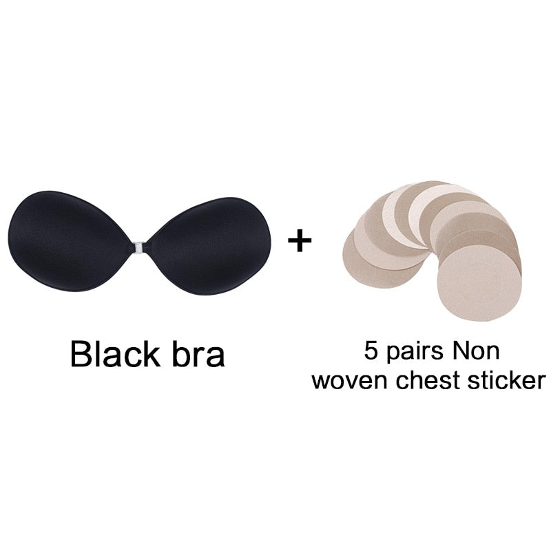 Women's Invisible Self-Adhesive Silicone Push Up Bra