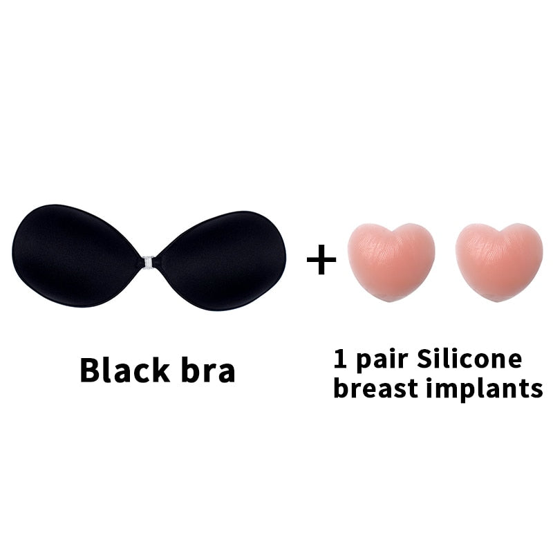 Women's Invisible Self-Adhesive Silicone Push Up Bra