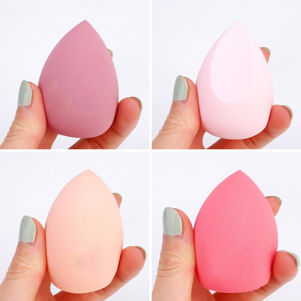 4pcs Makeup Blender Sponge with Storage Box