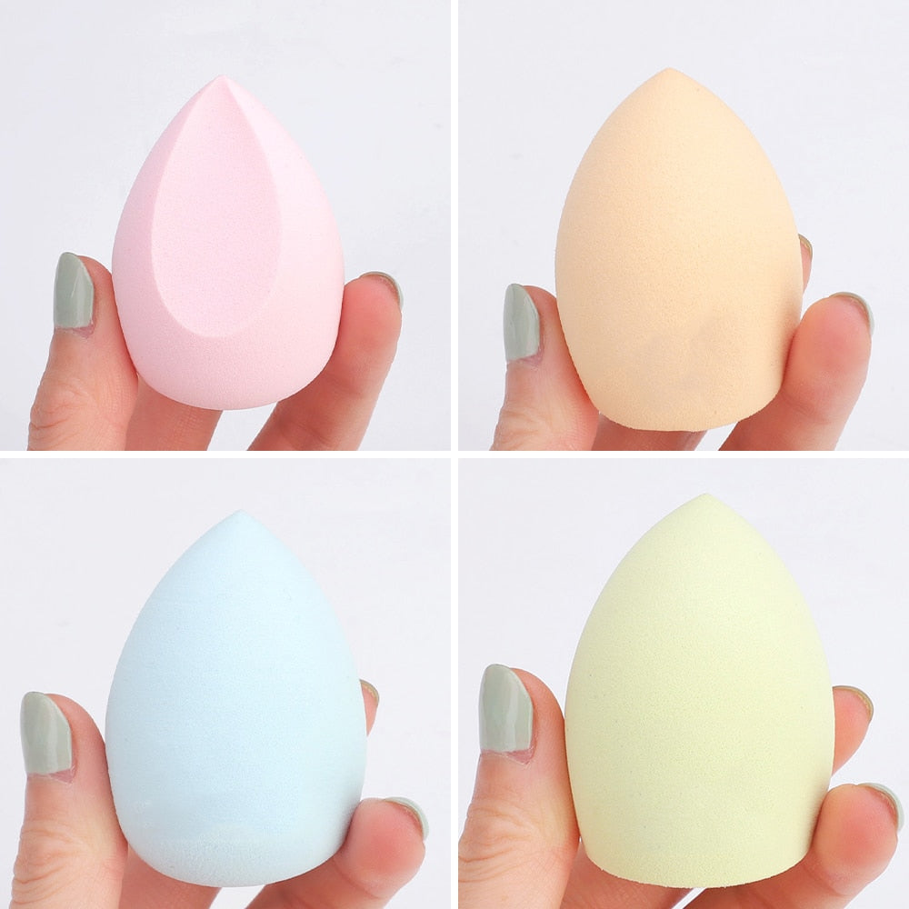 4pcs Makeup Blender Sponge with Storage Box