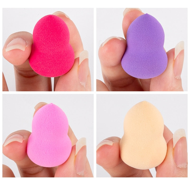 4pcs Makeup Blender Sponge with Storage Box