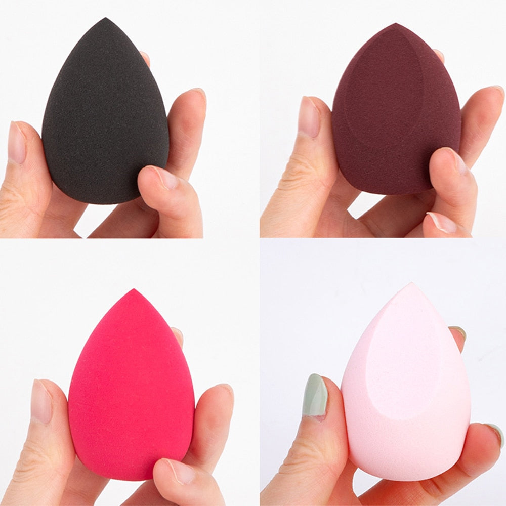 4pcs Makeup Blender Sponge with Storage Box