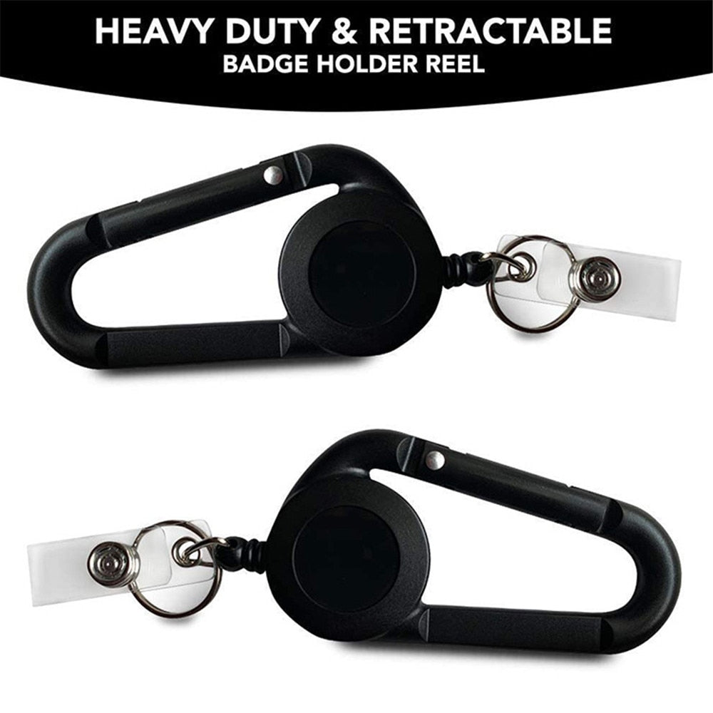 Retractable ID Card/ Key Clip