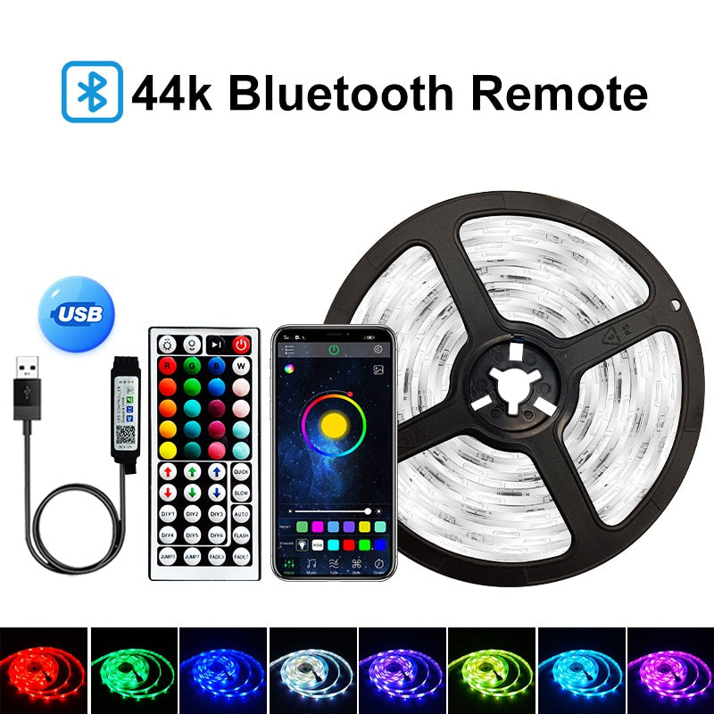 LED  Waterproof Light Strips 5V USB WIFI Bluetooth 1M-30M 5050