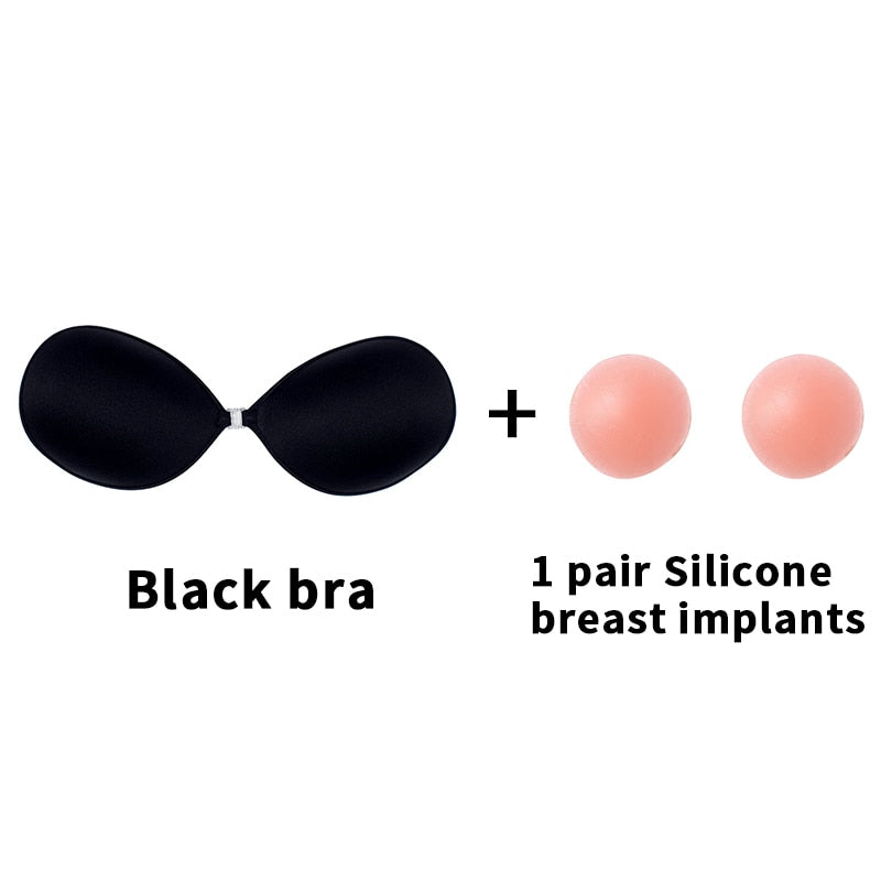 Women's Invisible Self-Adhesive Silicone Push Up Bra