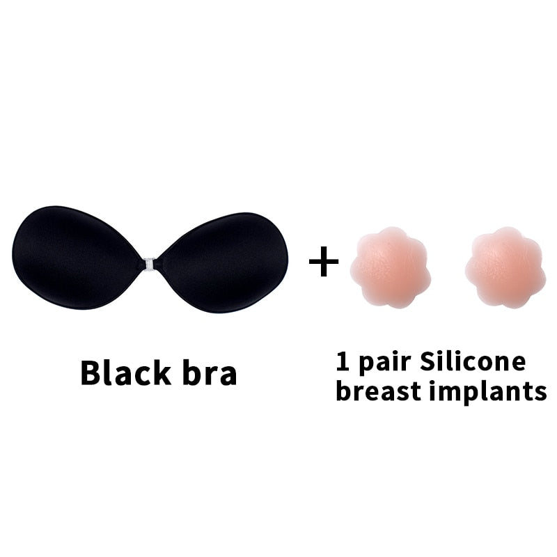 Women's Invisible Self-Adhesive Silicone Push Up Bra