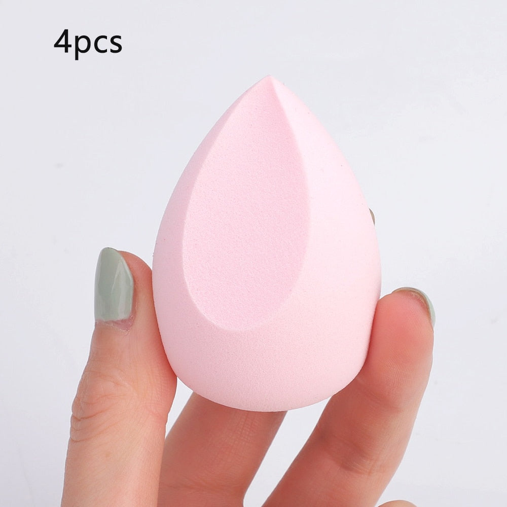 4pcs Makeup Blender Sponge with Storage Box