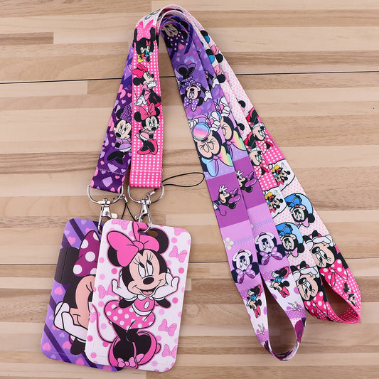 Mickey Minnie Strap Lanyard / ID Holder